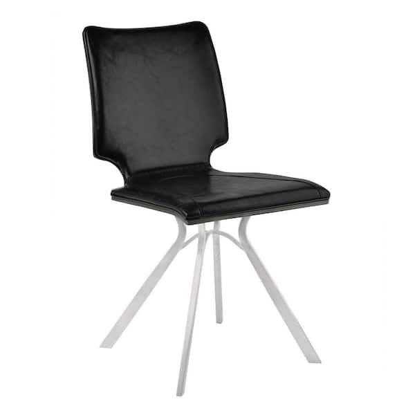 Armen Living Marley Black Dining Chair (Set of 2)