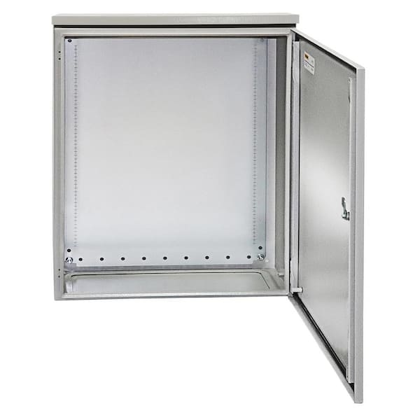 Ahfiwaso 20 in. x 6 in. x 20 in. Cold-Rolled Carbon Steel Electrical Enclosure UL Standards NEMA 4 IP65 Waterproof and Dustproof