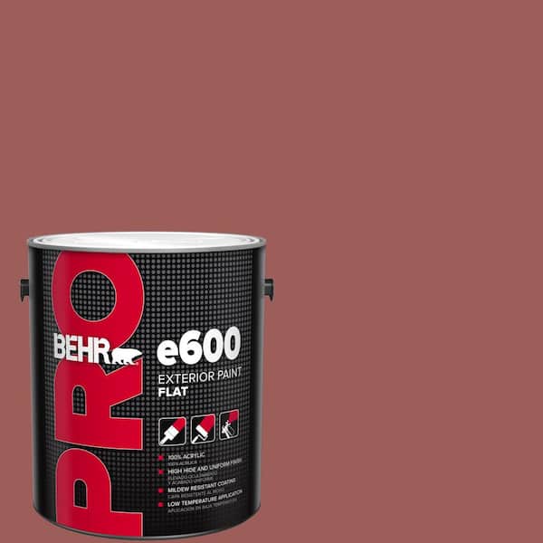 BEHR PRO 1 gal. #PMD-86 Arabian Red Flat Exterior Paint