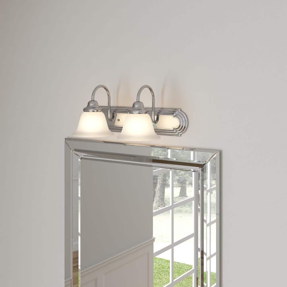 Ballerina Chrome 18" Direct Wired Bell Vanity Light