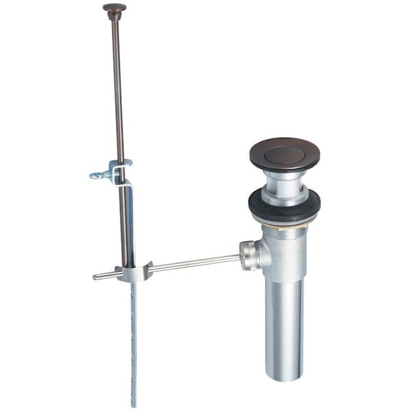 OLYMPIA Pop-Up Bathroom Sink Drain with Overflow