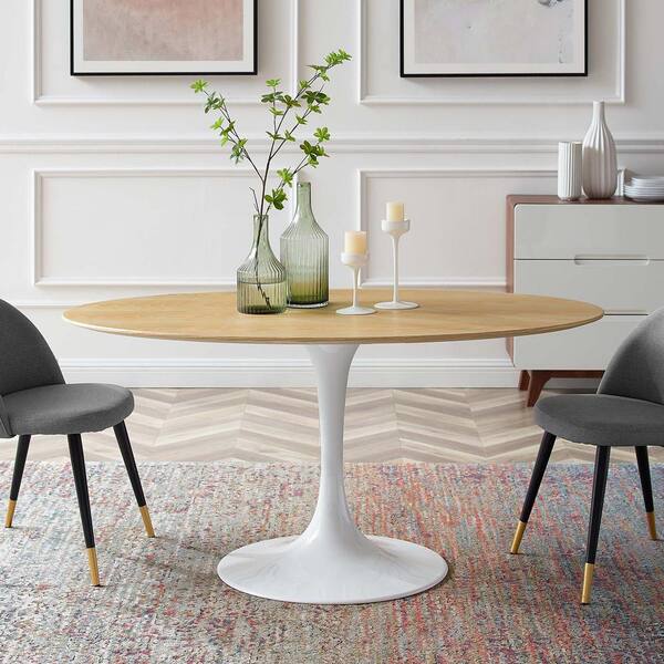 60 inch oval tulip table