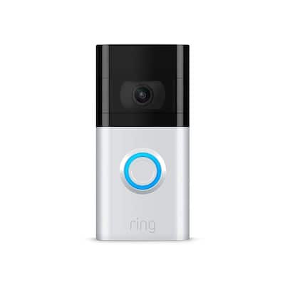 1080p HD Wi-Fi Wired and Wireless Video Doorbell 3 Smart Home Camera Removable Battery Works with Alexa