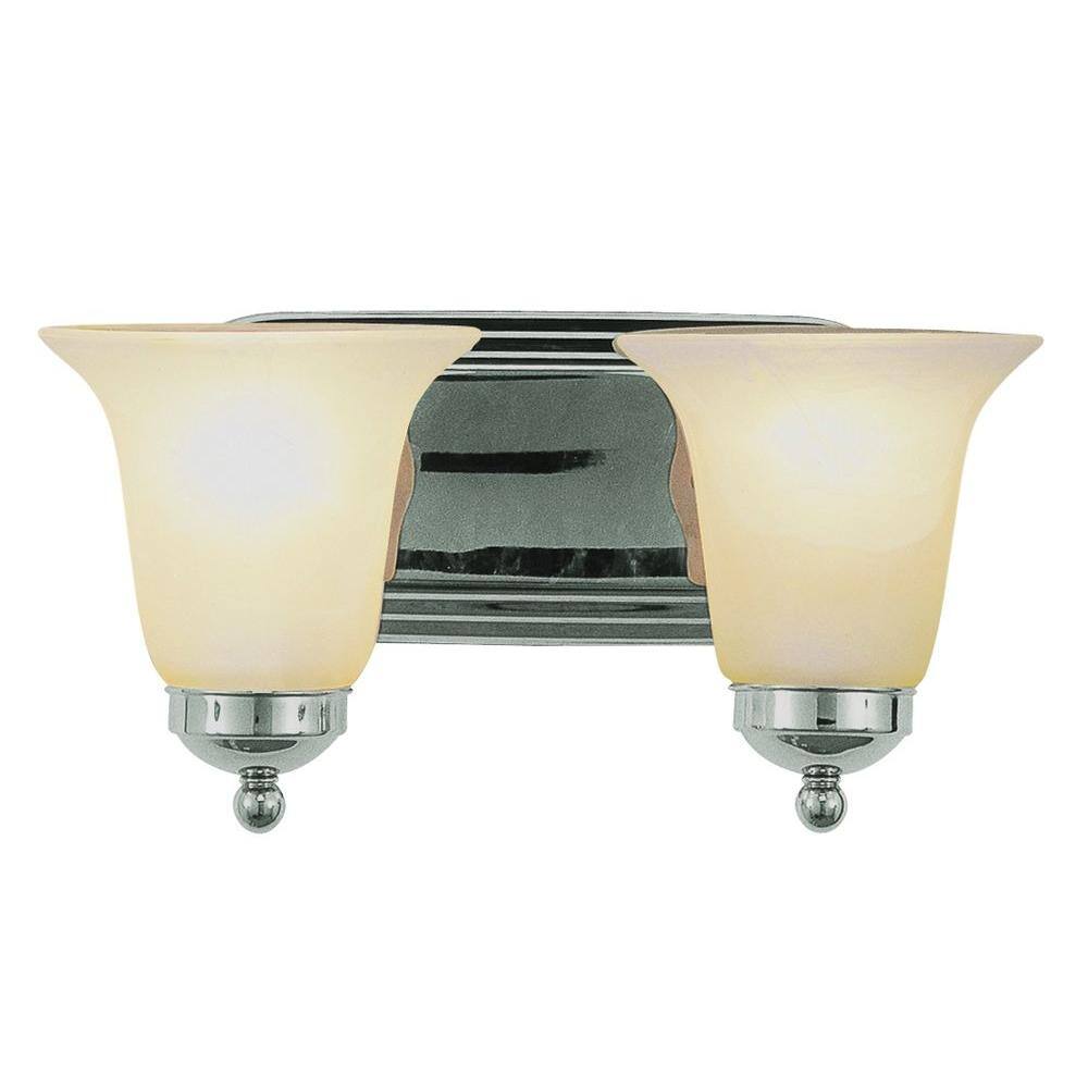 3502 PC-Trans Globe Lighting-Two Light Wall Sconce-Polished Chrome Finish