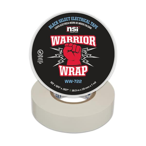 10 Pack Westape WHITE ELECTRICAL TAPE 7 mil X 3/4" X 60ft 