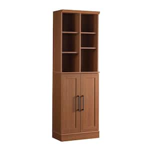 HomePlus Sienna Oak Accent Storage Cabinet with Multi Configuration Doors