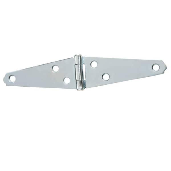 Everbilt 4 in. Zinc-Plated Heavy-Duty Strap Hinge