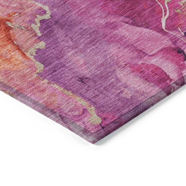 Chantille Machine Washable Indoor/Outdoor Abstract ACN1785 Garnet 3 ft. x 4 ft. Area Rug