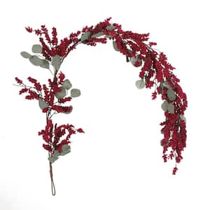 Donway 5 ft. Eucalyptus Artificial Christmas Garland with Berries