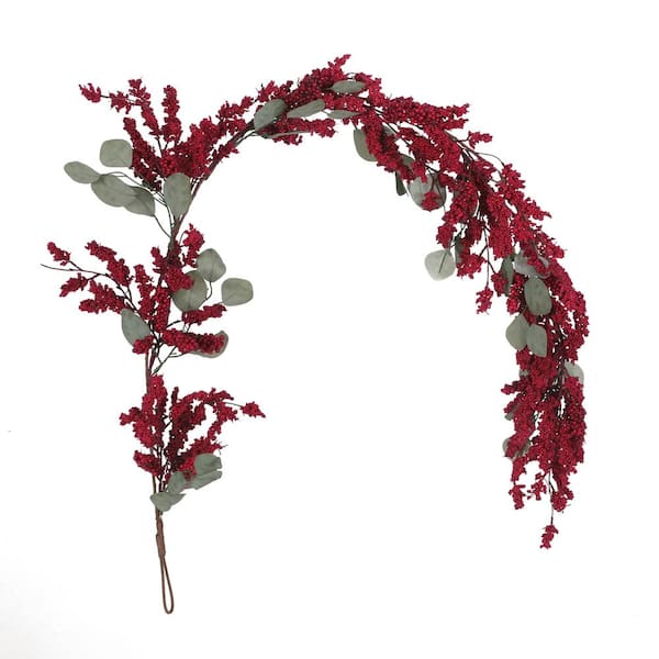 Noble House Mariette 4.5 ft. Snowberry Artificial Christmas