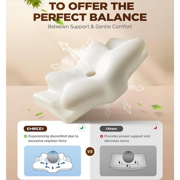 Without Pain Cervical Neck Cooling Pillow for Sleeping, Ergonomic