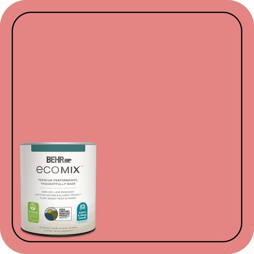 ECOMIX 1 qt. #160B-5 Candy Mix Semi-Gloss Enamel Plant-Based Interior Paint & Primer price history on PriceWatchPro