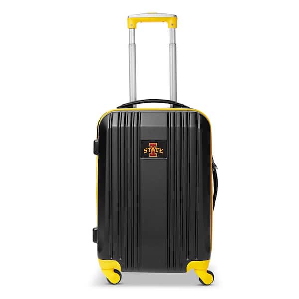 Denco NCAA Iowa 21 in. Yellow Hardcase 2-Tone Luggage Carry-On