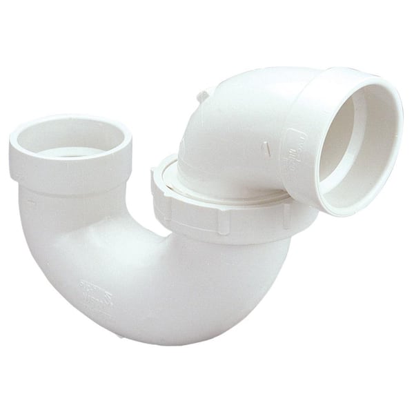 NIBCO 1-1/4 in. PVC DWV Hub x Hub P-Trap Fitting