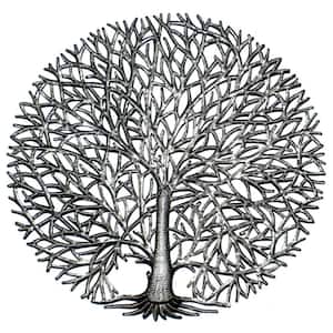 Full Branches Tree of Life Haitian Steel Drum Wall Art