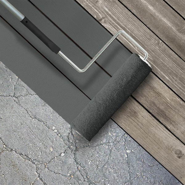 1 gal. #BXC-41 Charcoal Low-Lustre Enamel Interior/Exterior Porch and Patio Floor Paint