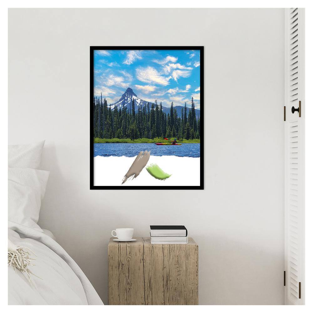 Black Matte Wood Wall Picture Frame 29" x 23"