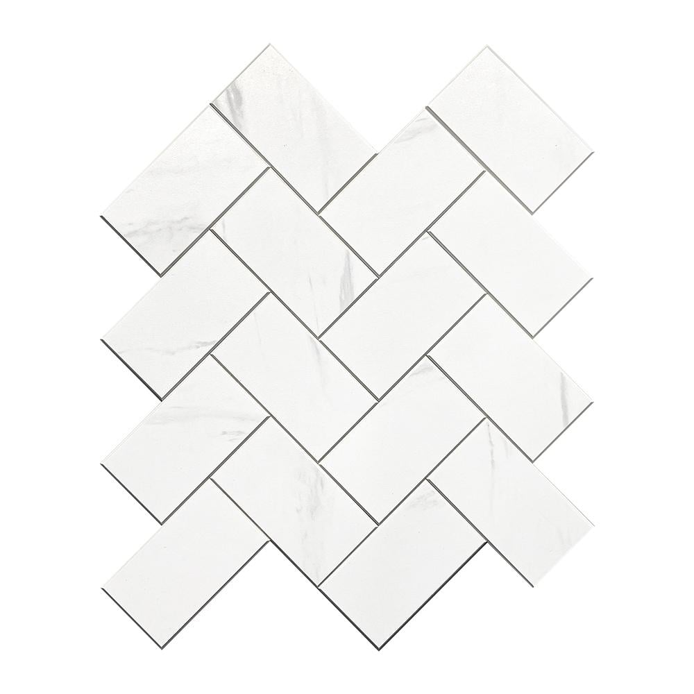 Marble 9.50 in. x 10.70 in. SPC Peel and Stick Backsplash Tile (0.7 sq. ft./pack) price history on PriceWatchPro