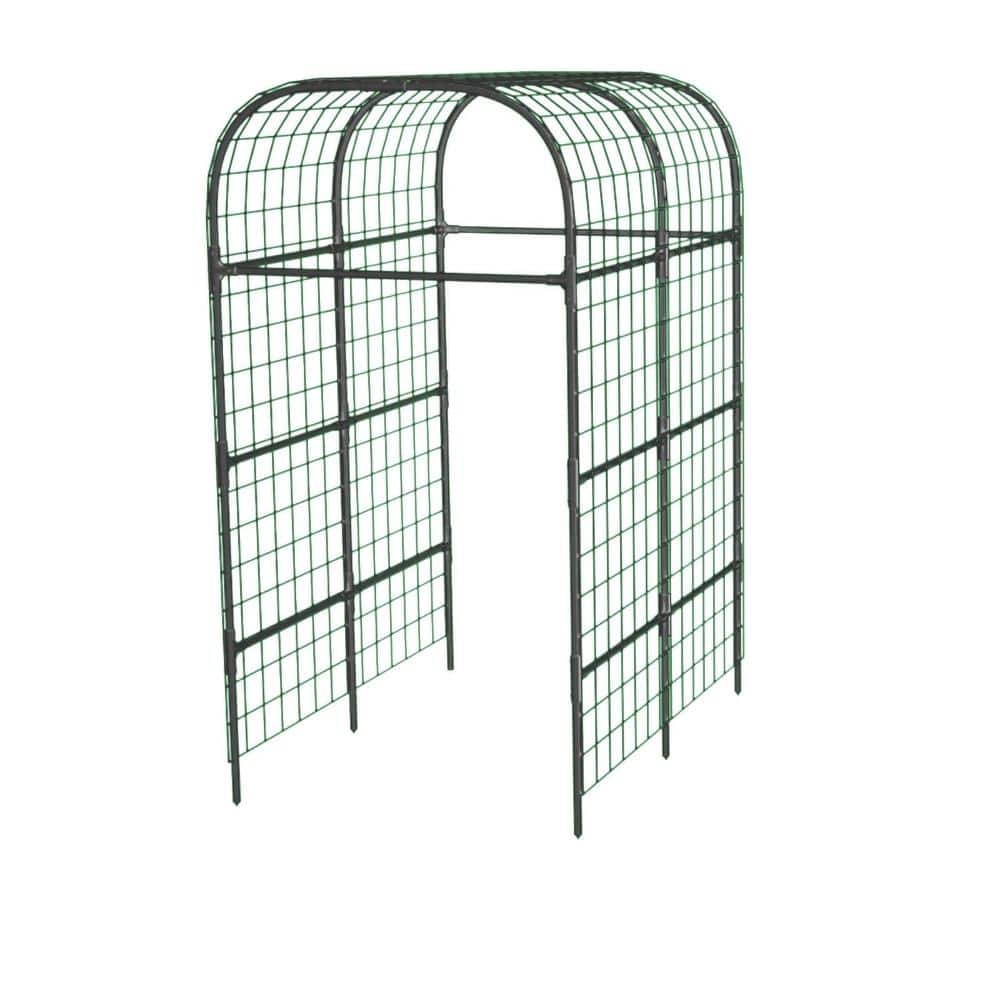 Black [Metal] Garden Arch Trellis, 70.87 in. W x 86.61 in. H U-Shape Plant Support price history on PriceWatchPro