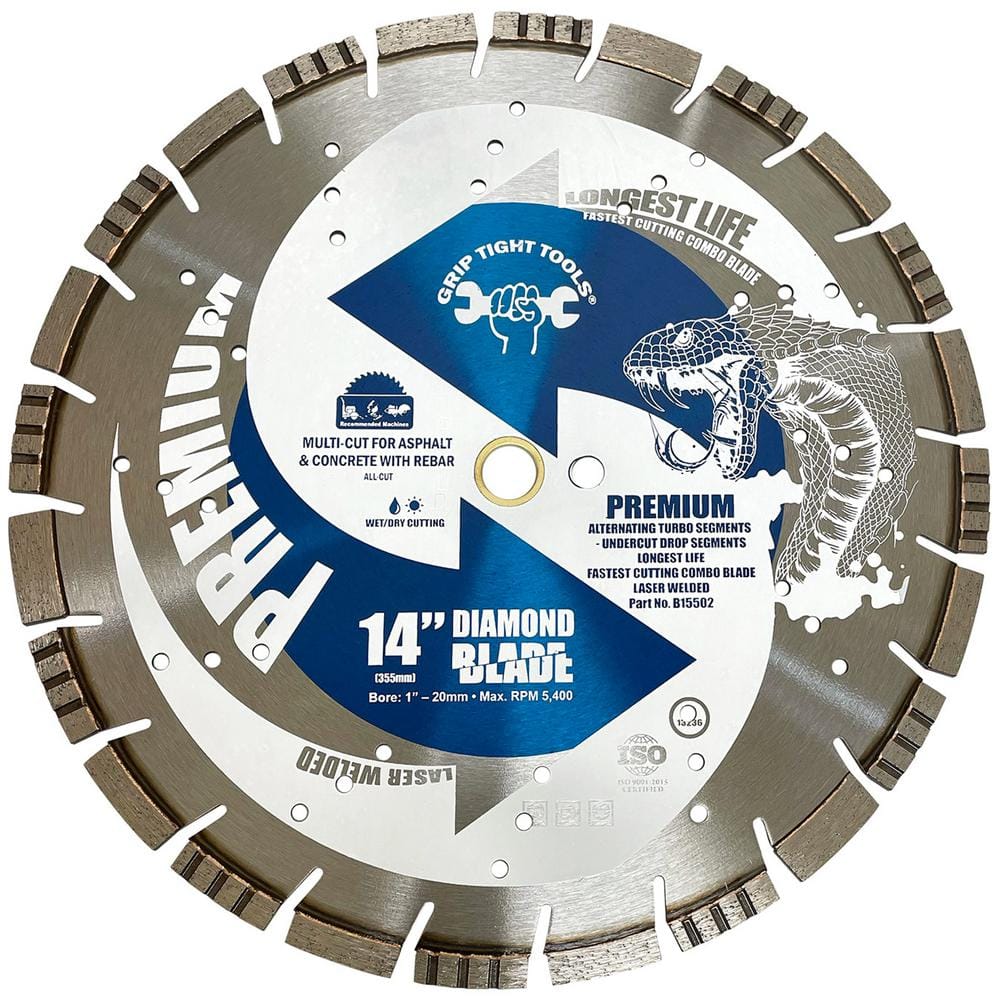 125 mm Diamond Cutting Blade discs Concrete Stone General Purpose Premium Turbo 