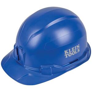 Blue Hard Hat, Non-Vented, Cap Style