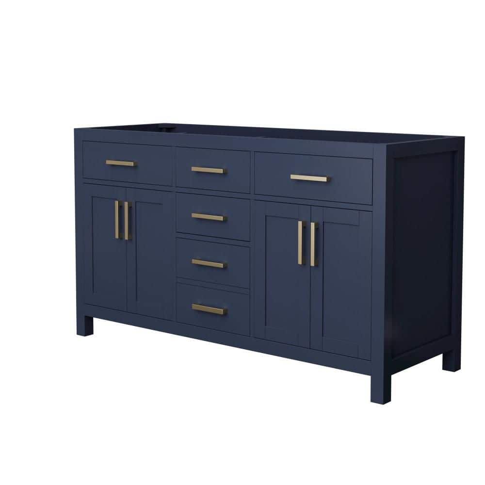 Beckett 59 in. Bath Vanity Cabinet without Top in Dark Blue price history on PriceWatchPro