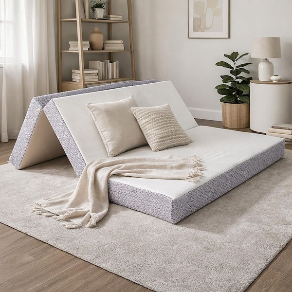 AFI CoolSoft Queen Soft Memory Foam 6 in. Folding Mattress AM46304