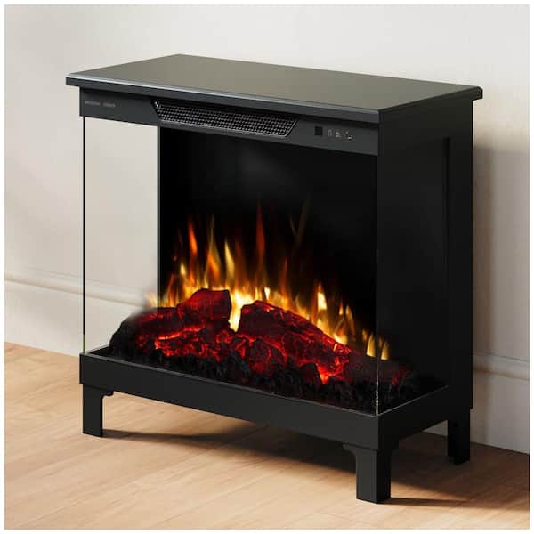 Modern Ember Skyline 24 in. 1465W Black 3-Sided Smart Electric