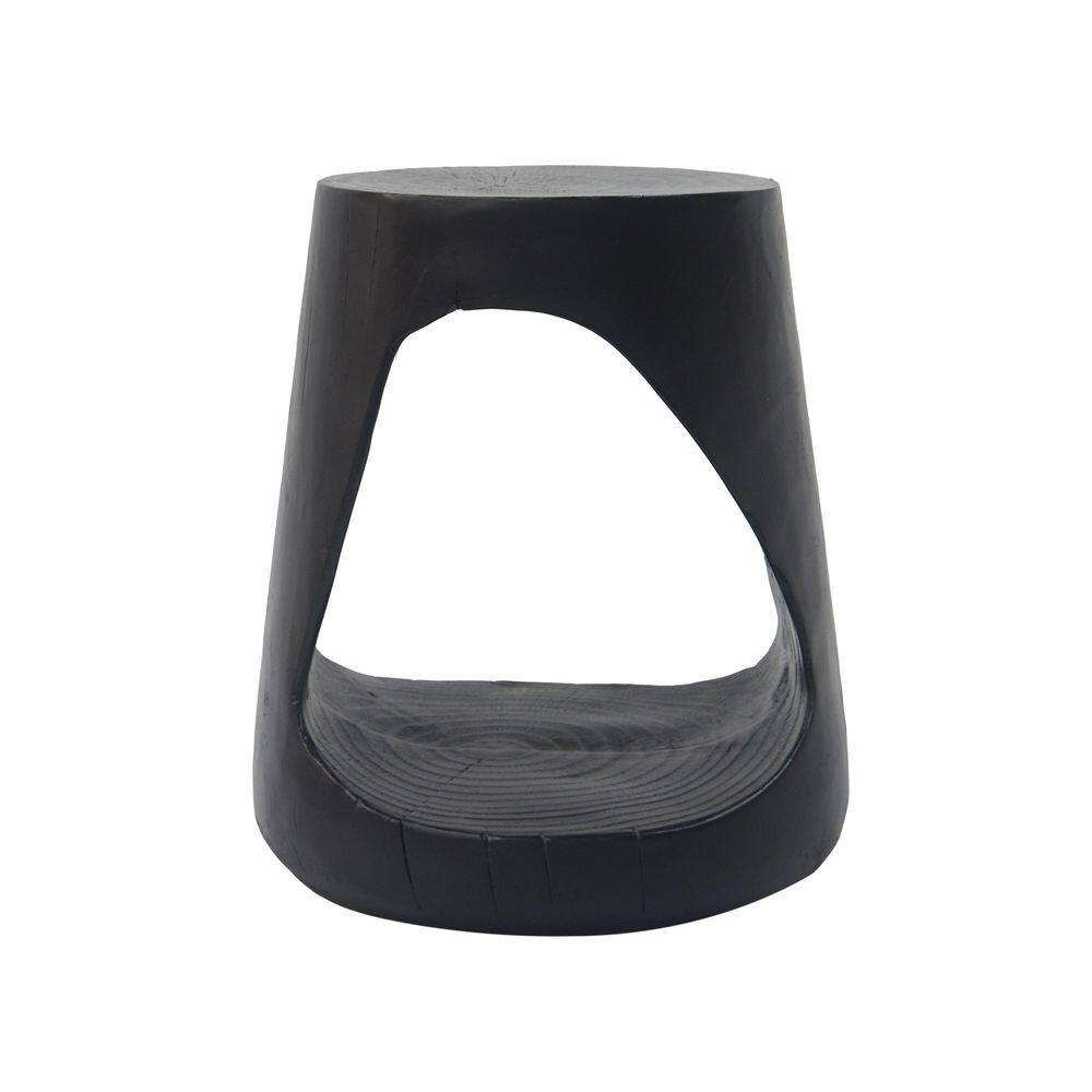 Black Lightweight Concrete, Side Table, Stone Patio Garden Stool Table, Decorative Accent Table price history on PriceWatchPro