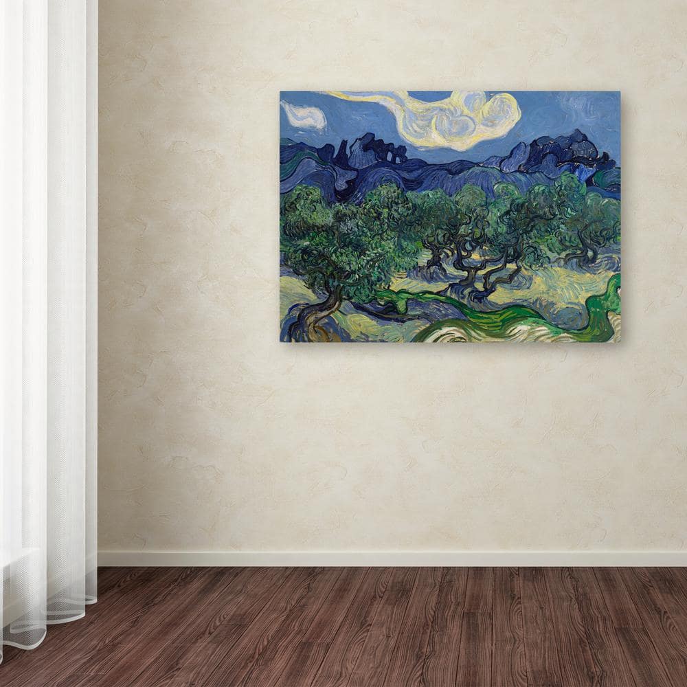 Vincent Van Gogh Olive Trees Landscape Canvas Print