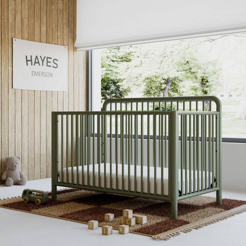 Porto Olive 5-in-1 Convertible Crib