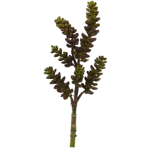 Indoor 13 in. Succulent Artificial Flower (Set of 12)