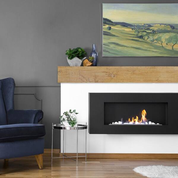 Ekena Millwork 6 in. x 10 in. x 6 ft. Knotty Pine Faux Wood Beam Fireplace  Mantel Natural Pine MANUKP06X10X72PP - The Home Depot