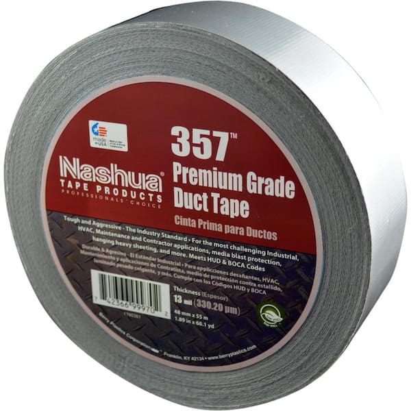Utility Grade Silver Duct Tape 2 x 60 Yards 8 Mil Waterproof Tapes 48  Rolls