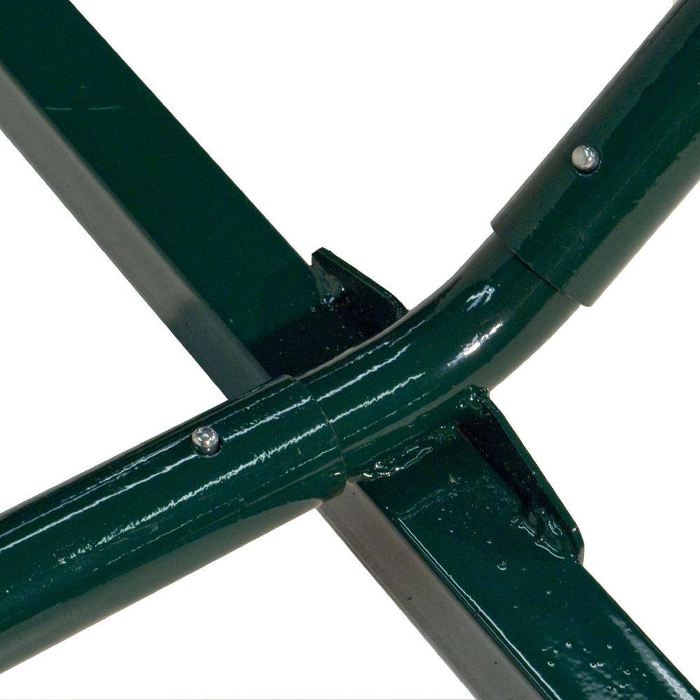 12 ft Green Powder Coated Steel Hammock Stand