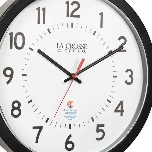 La Crosse Clock 14.5 in. Chicago Lighthouse American Made Analog
