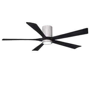 Irene-5HLK 60 in. Integrated LED Indoor/Outdoor Barnwood Tone Ceiling Fan with Remote and Wall Control Included