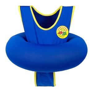 Blue Learn-to-Swim Swimming Pool Float Tube Trainer