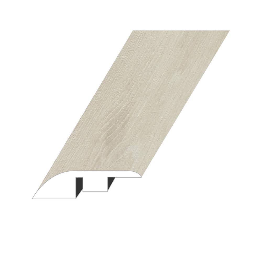 Lineage Allure Grey 0.6 in. Thick x 1.8 in. W x 94.5 in. L HDF Waterproof Laminate Embossed Wood Look Reducer Molding price history on PriceWatchPro