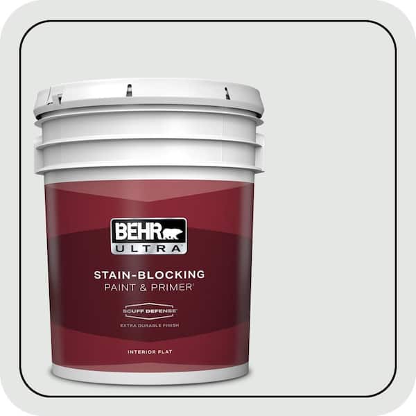 BEHR ULTRA 5 gal. #770E-1 Quietude Extra Durable Flat Interior Paint & Primer