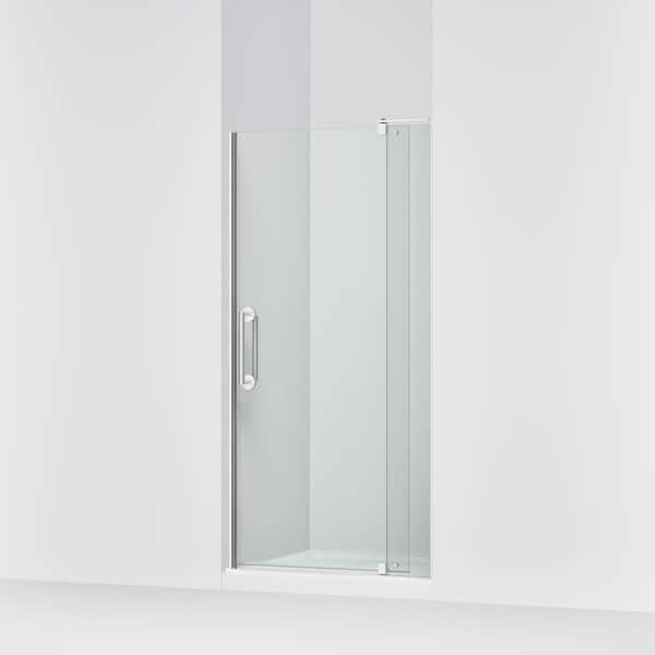 KOHLER Ashan 32-36 in. W x 70 in. H Frameless Pivot Shower Door in 