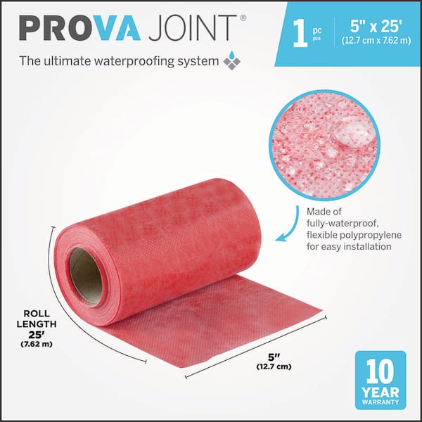 5 in. W x 300 in. L Prova Joint Strip Shower Kit