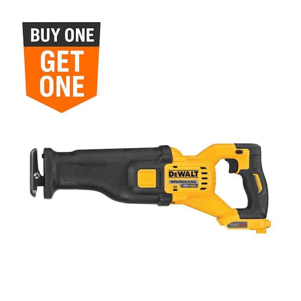 FLEXVOLT 60V MAX Cordless Brushless Reciprocating Saw (Tool Only)