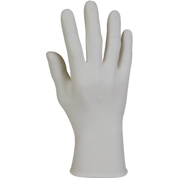 Kimberly-Clark Sterling Light Gray Powder Free Nitrile Exam Gloves (100-Pairs)