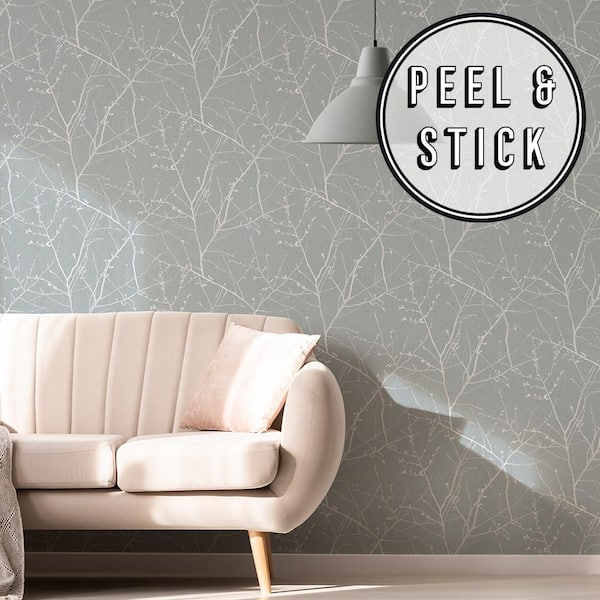 Transform Duck Egg Branches Peel and Stick Wallpaper