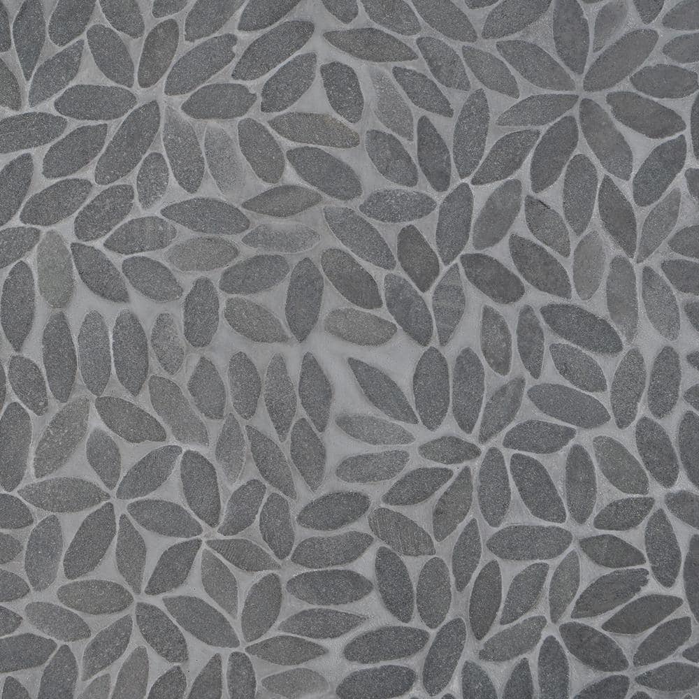 Gray Slate Pebble Mosaic Tile for Floors and Walls