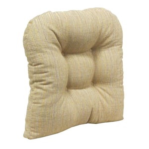 Gripper Non-Slip 17 in. x 17 in. Polar Chenille Sand Tufted Universal Chair Cushions
