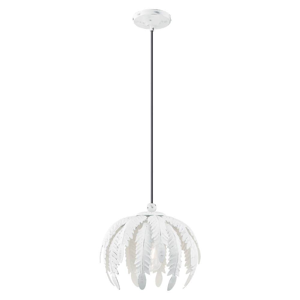 Armstead 60Watt 1 Light White Finish Pendant Light with Metal shade, No bulbs Included price history on PriceWatchPro