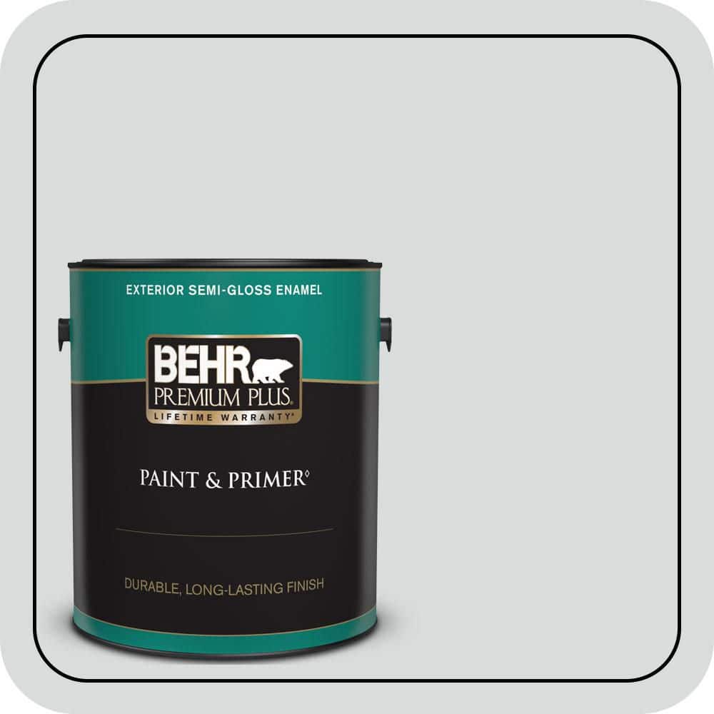 1 gal. #PPL-65 Silver Charm Semi-Gloss Enamel Exterior Paint & Primer price history on PriceWatchPro