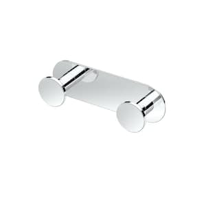 Glamour Double Robe Hook in Chrome